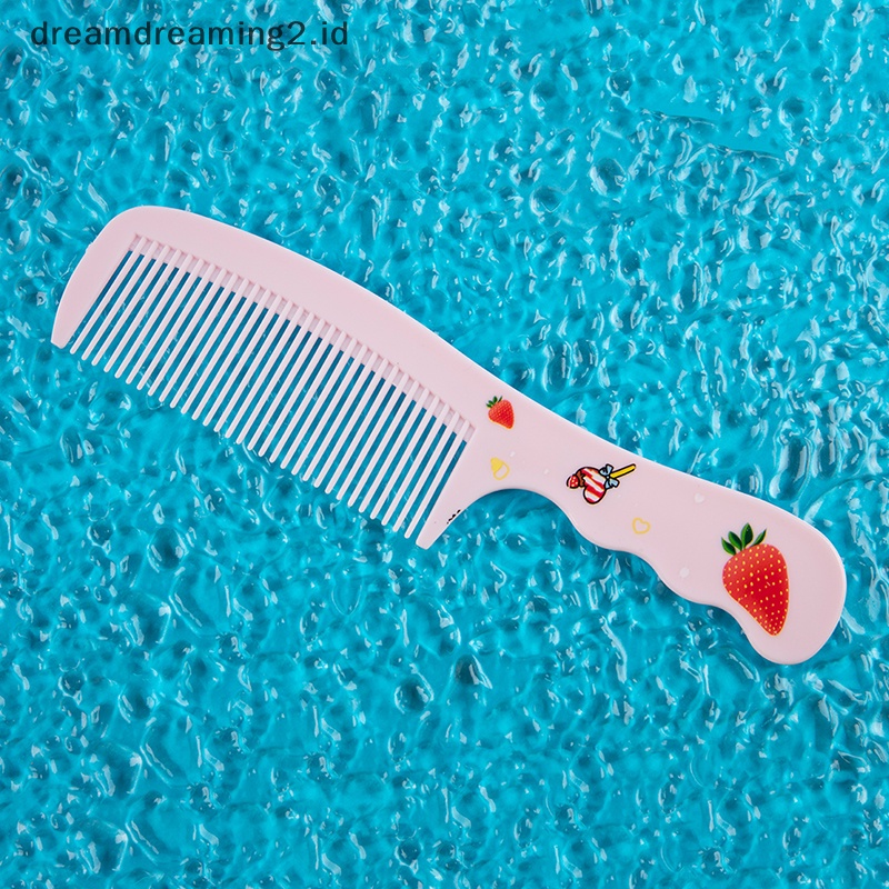 (drea) 1/2pcs Sisir Penata Rambut Anak Lucu Sisir Ekor Runcing Anti-Statis Sisir Perawatan Rambut //