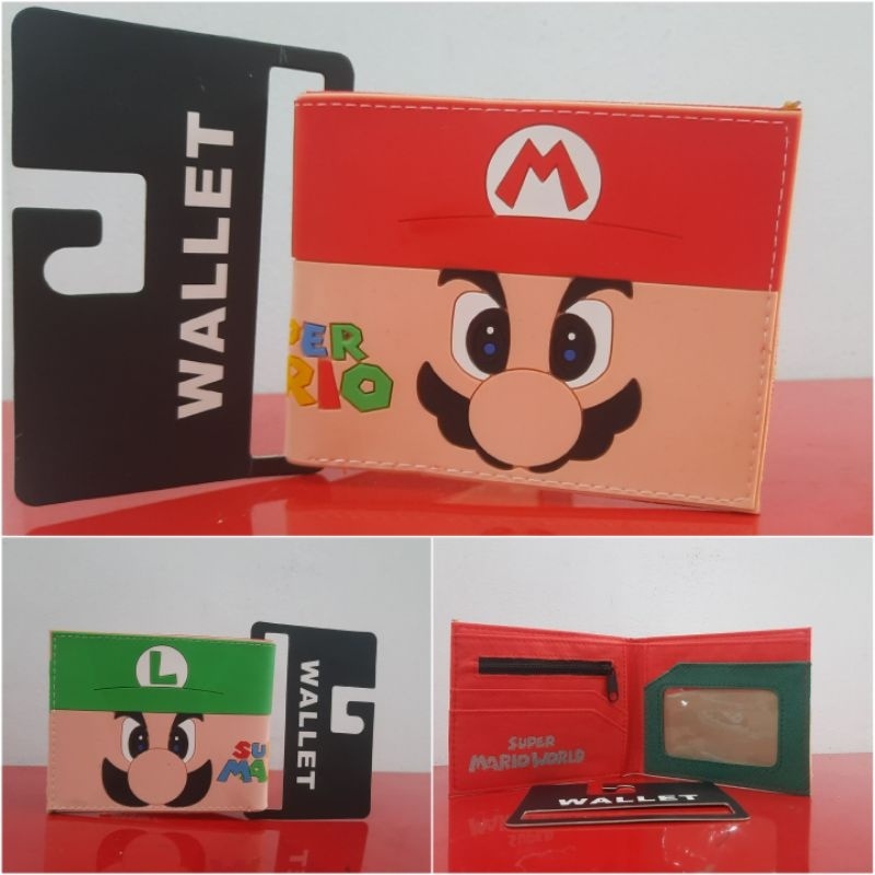 Dompet Anak Laki Laki Cowo Cowok Gambar Karakter Roblox PS Pokemon Super Mario Batman