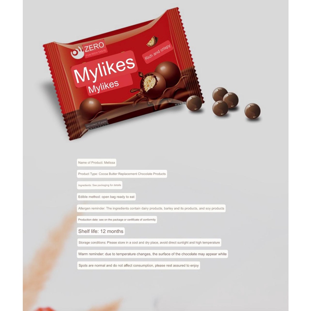

Snack Cokelat Bola Bibizan Mylikes Choco Ball