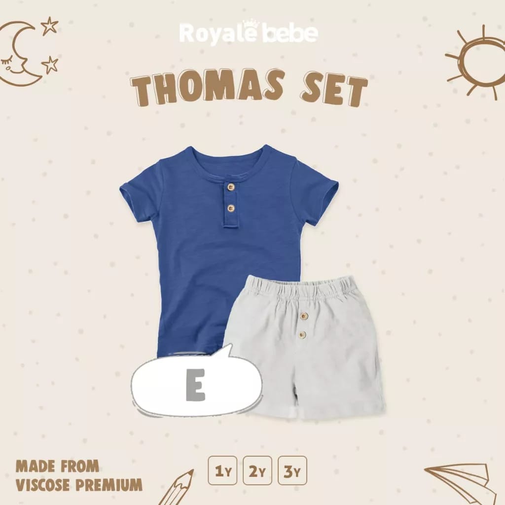 ROYALE BEBE THOMAS SET / SETELAN ANAK