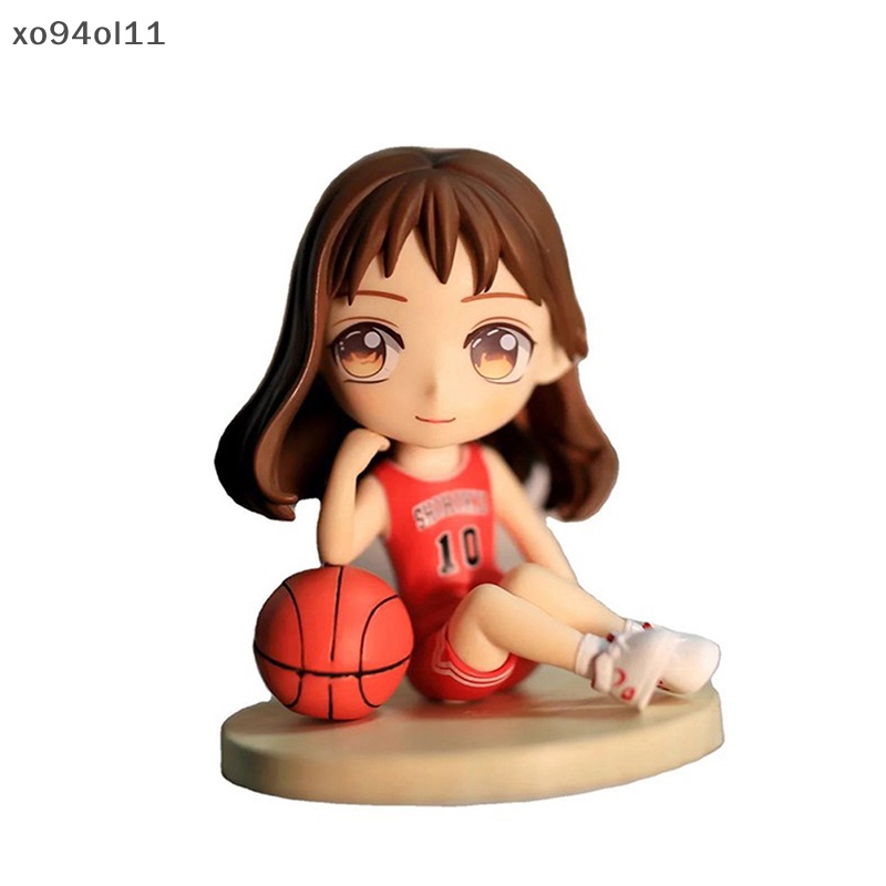 Xo 8-11cm Q Versi Anime Slam Dunk Figure Sakuragi Bunga Jalan Rukawa Maple Akagi Haruko PVC Action Figure Mainan model Kolekte OL