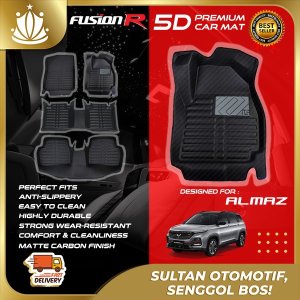 Fusion R Karpet Mobil 5D Wuling Almaz Premium