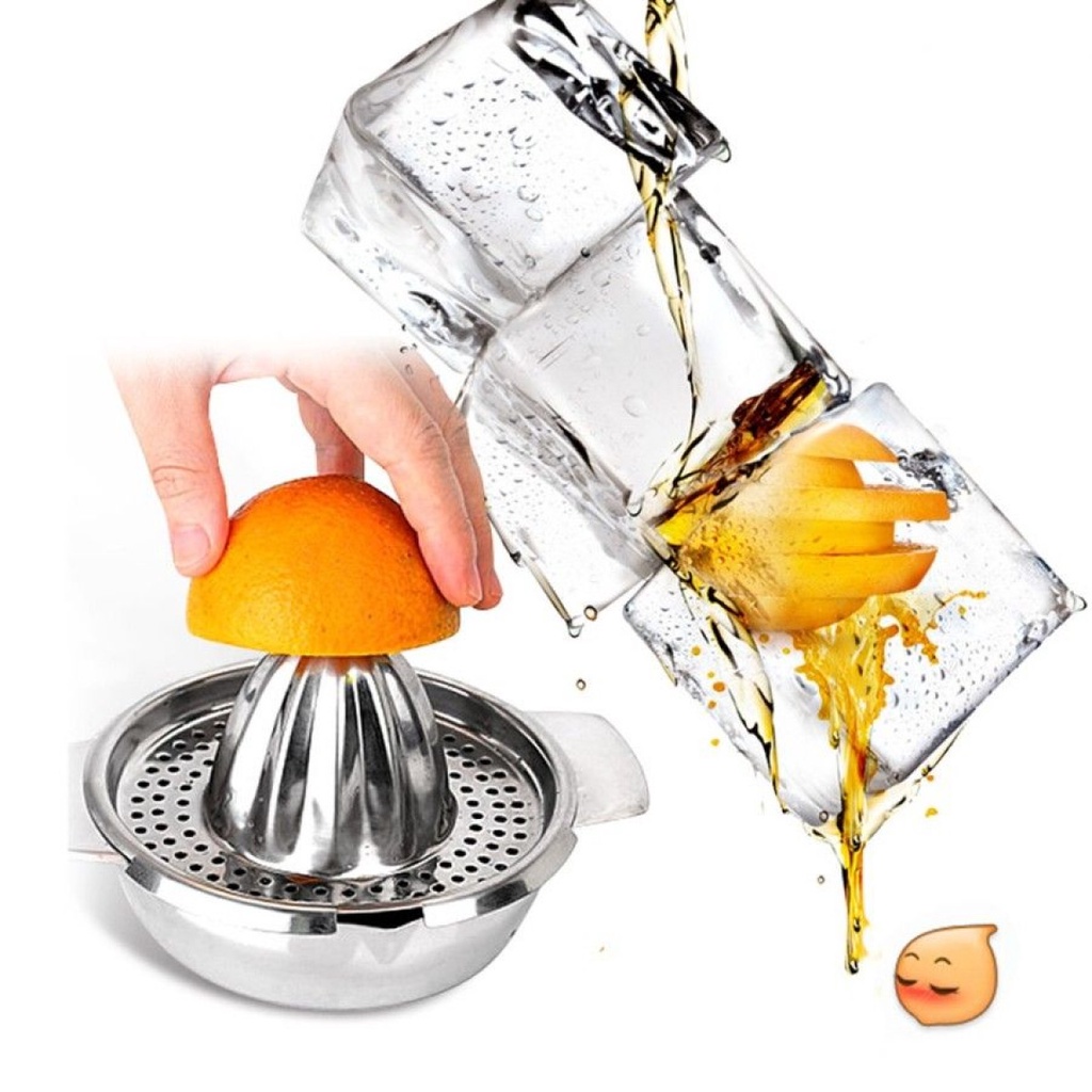 Alat Peras Jeruk Lemon Manual Juicer with Bowl and Strainer