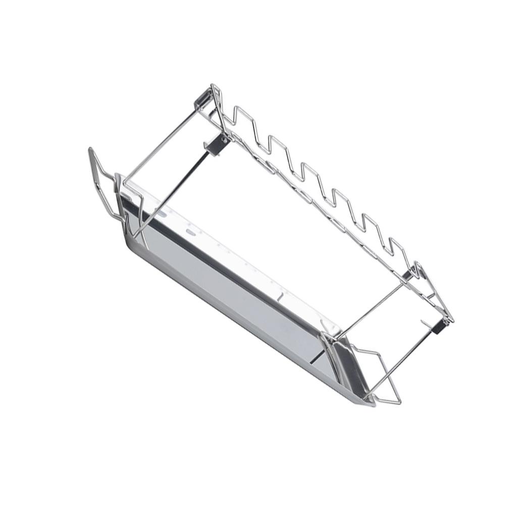 Stand Grill Kaki Ayam Stainless Steel Barbekyu Aksesoris Rak Panggangan Untuk Pesta Ulang Tahun Outdoor Camping Piknik