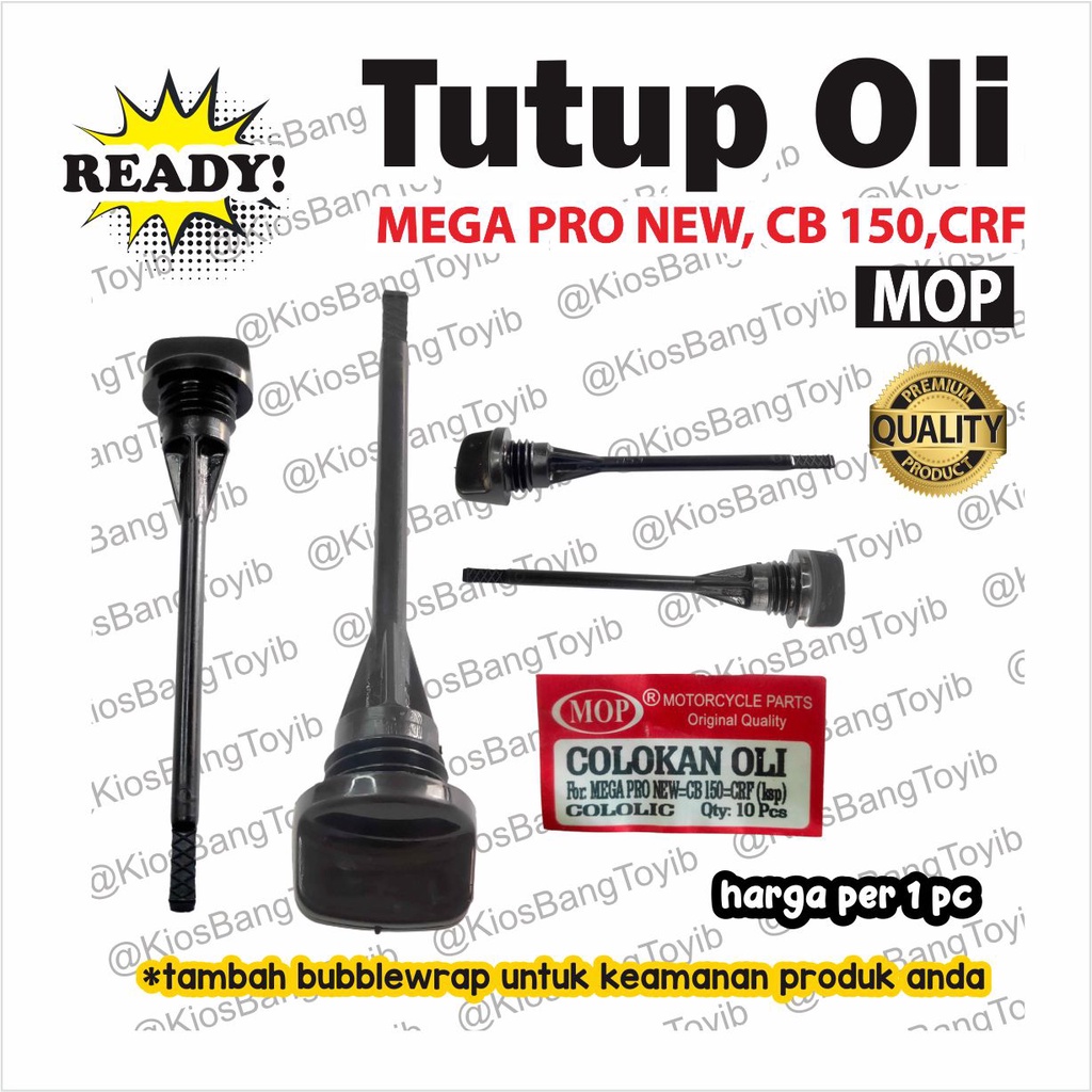 Tutup Colokan Oli Honda MEGAPRO MEGA PRO NEW CB150 CRF Hitam 1pc (MOP)