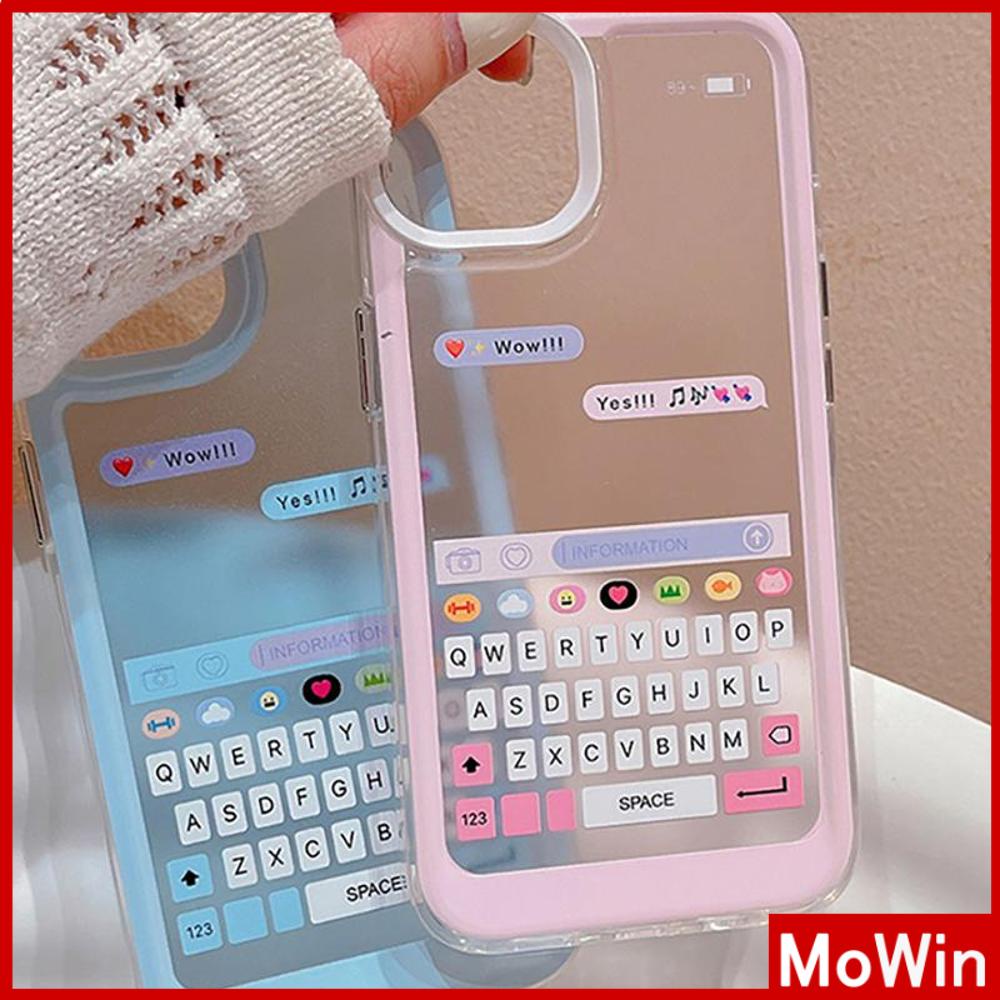 Case iPhone 14 Pro Max iPhone Case Bening Case TPU Soft Case Tahan Guncangan Dilapisi Tombol Menyenangkan Ikon Keyboard Kompatibel dengan iPhone 13 Pro Max 12 Pro Max 11 Xr X Max 7Plus 8Plus