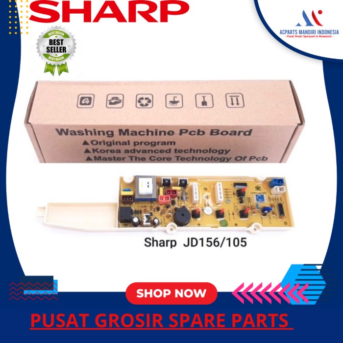 Modul mesin cuci sharp ES-F866S-B