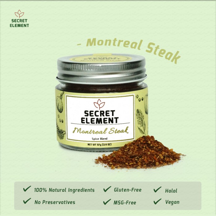 

N.E.W Montreal Steak Spice Blend - BBQ Series - Bumbu Masak Steak