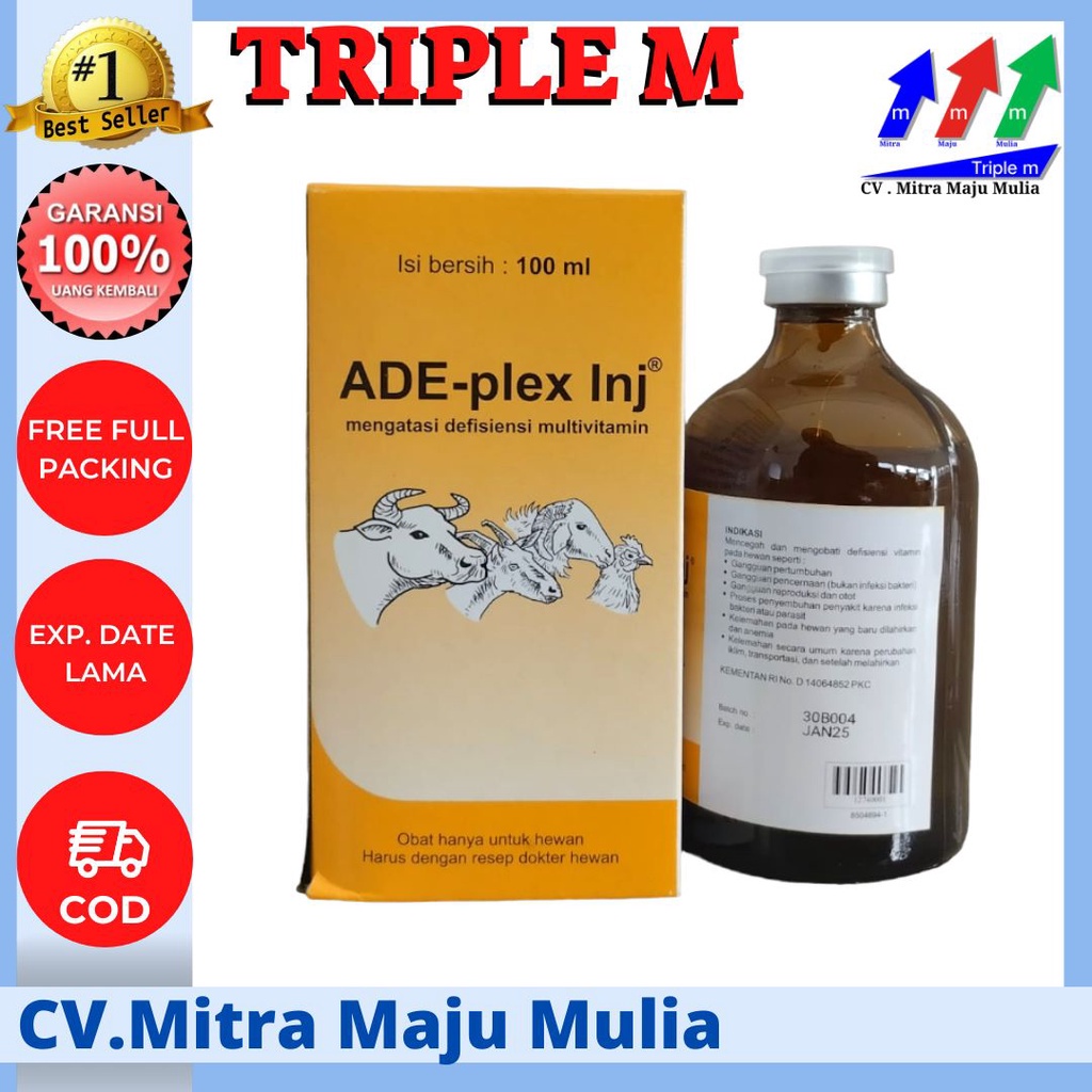 ADE Plex Medion 100ml Vitamin ADE dan B Complex Lengkap