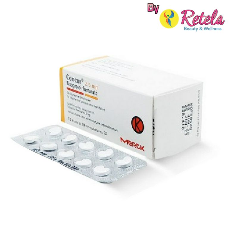 CONCOR 2.5MG 1 STRIP 10 TABLET