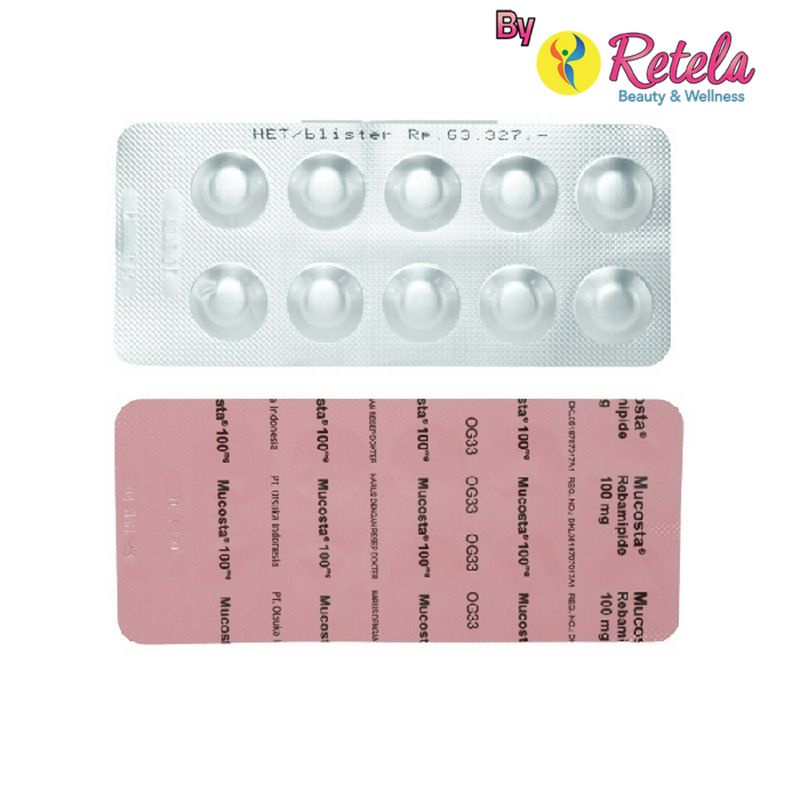 MUCOSTA 100MG 1 STRIP 10 TABLET