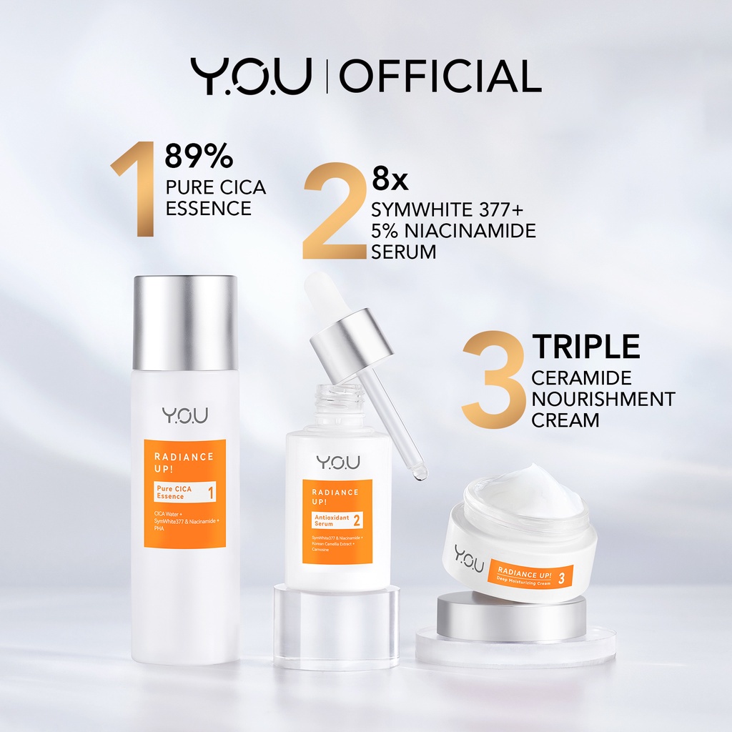 YOU 8× SymWhite 377 Radiance Up! Brightening Serum with Niacinamide Vitamin C | Atasi Bekas Jerawat VITAMINKU