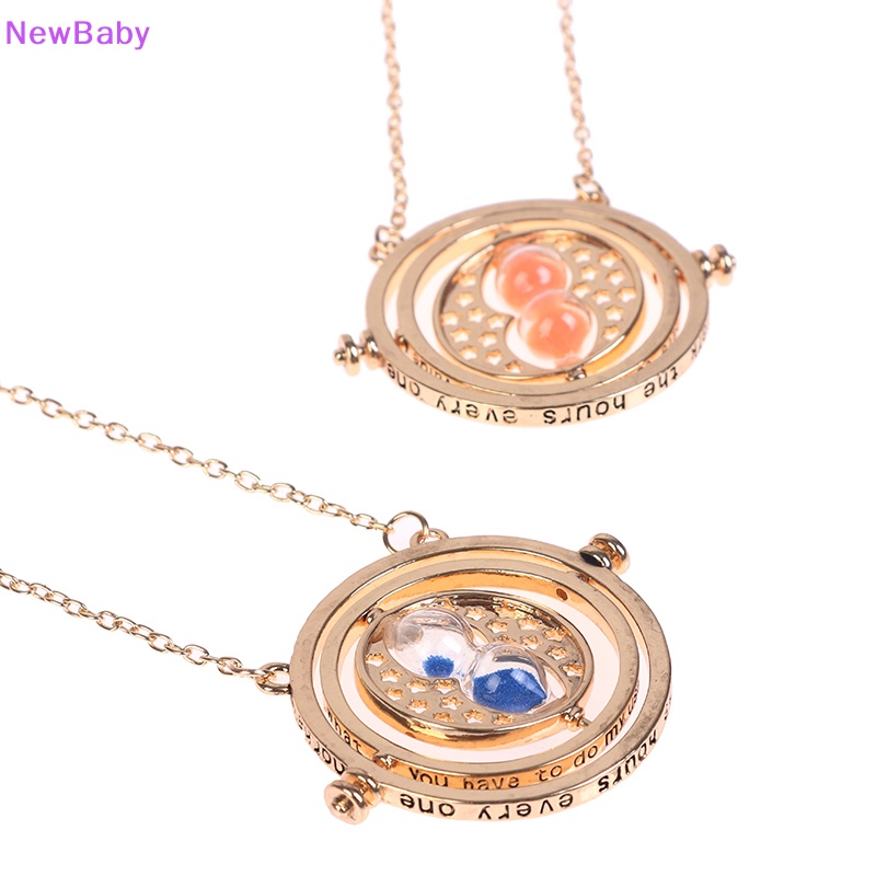 Newbaby Harry Potter Kalung Time Turner Kalung 3D Jam Pasir Kalung Rotag SPins ID