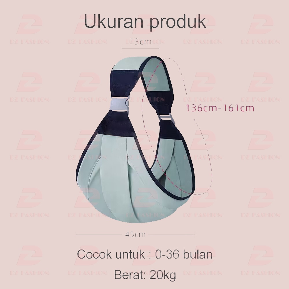 Gendongan Bayi 0-3 tahun Gendongan bayi samping Gendongan Bayi Depan 2in1 Gendongan anak Kaos Geos Selendang Gendongan Baby Kain/jaring Selempang Bayi Gendongan Bungkus Bayi Baby Carrier Hadiah baru lahir Hipseat Panjang yang dapat disesuaikan BD