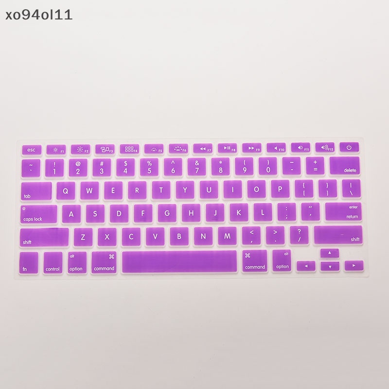 Xo Case Penutup Kulit Keyboard Bahan Silikon Untuk Macbook Air Pro 13.15.17&quot; Inch OL