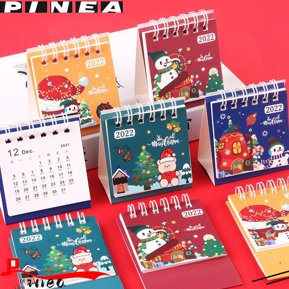 Pineapple Animal Kalender Meja Organiser ChristmasTree 365hari Kawaii Stationery Dekorasi Desktop ​ Rumah