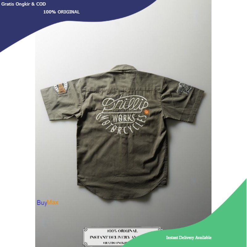 Phillipworks Sherman Workshirt Overshirt / BuyMax / Phillip Works / Kemeja PhillipWorks
