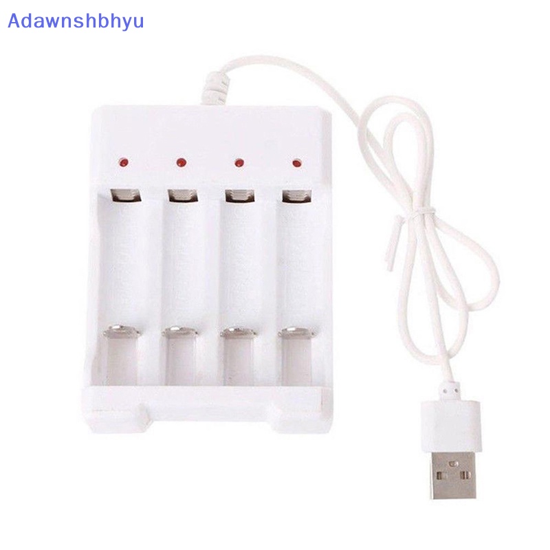 Adhyu 1.2V Universal 4slot AA/AAA Rechargeable Charger Adapter Colokan USB ID