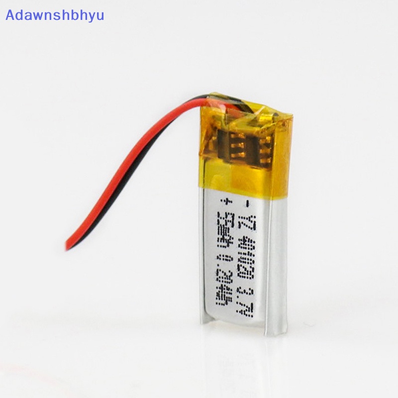 Adhyu 401020 Isi Ulang Lithium Polymer 55mAh 3.7V Untuk ID Mainan Headset Bluetooth