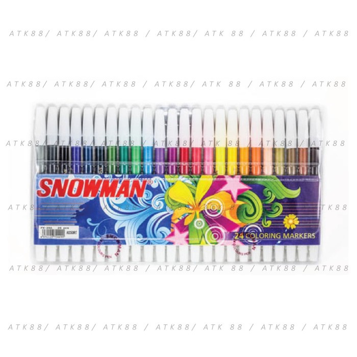 

Spidol Warna Snowman 24 Colours PW-24A