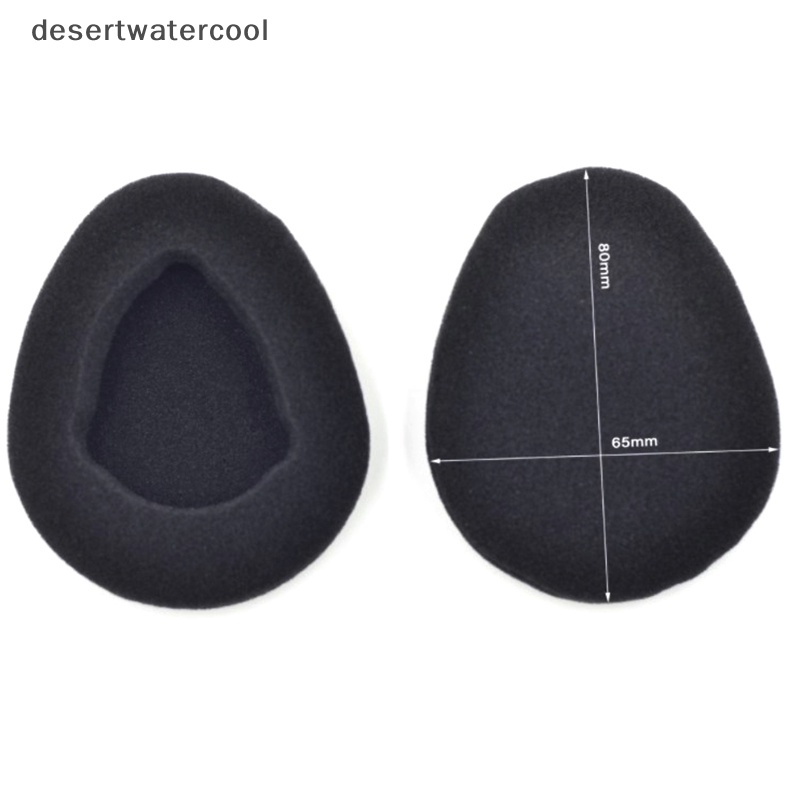 Deid Headphone Pengganti Earpads 80x65mm Mobil Nirkabel Infrared Earphone Cover Earpads Sponge Pad Cushion Ear Cap 1pasang Martijn