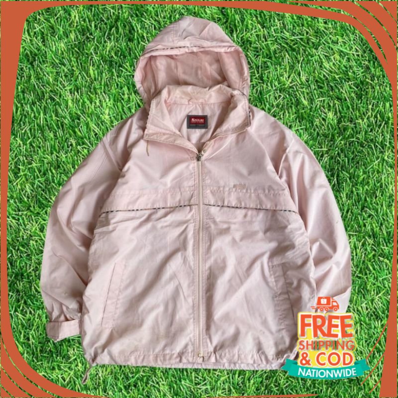 JAKET VINTAGE OOTD FESTIVAL REMAJA/ Nassau Vintage Winbreakers Jaket Size XL Second Original