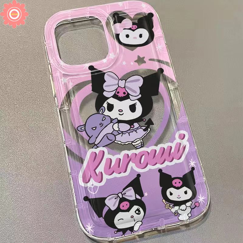 Untuk Realme C12 C35 5i 9i 5s 6i 7i 5c25 C20 C25s C30S C33 C21Y C25Y C55 C15 C1 C30 C17 C3 C1 C2 Love Heart Lovely Kuromi Hello Kitty Kartun Doodle Shockproof Airbag Soft Case