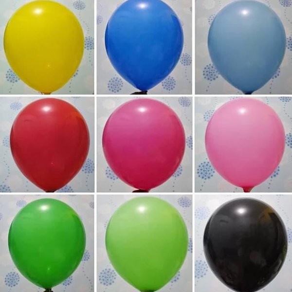 Promo Bisa COD [GROSIR] Balon Latex Doff 2,8gr/Balon Latex 12Inch 100pcs - Biru Muda