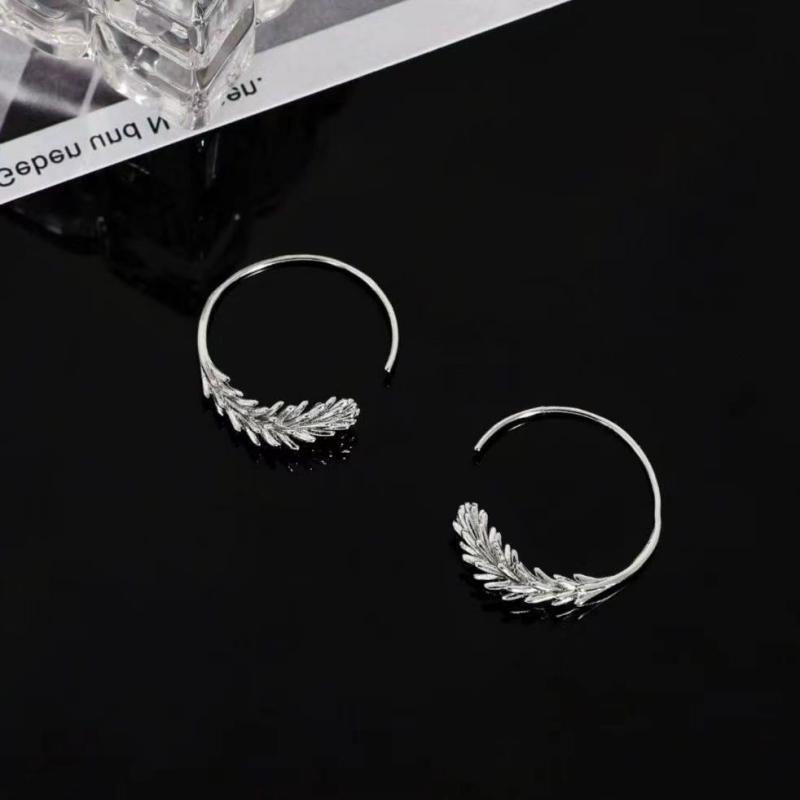 Anting Geometris Fashion Alloy Wheat Untuk Wanita