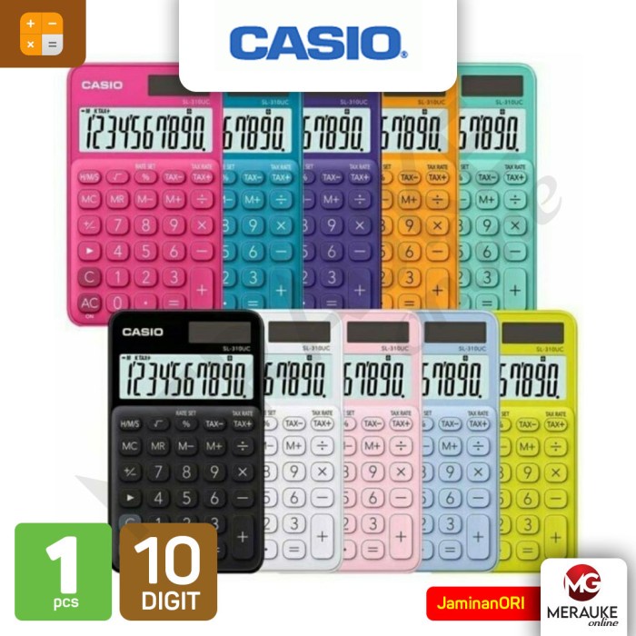 

Calculator CASIO SL-310UC Colorful