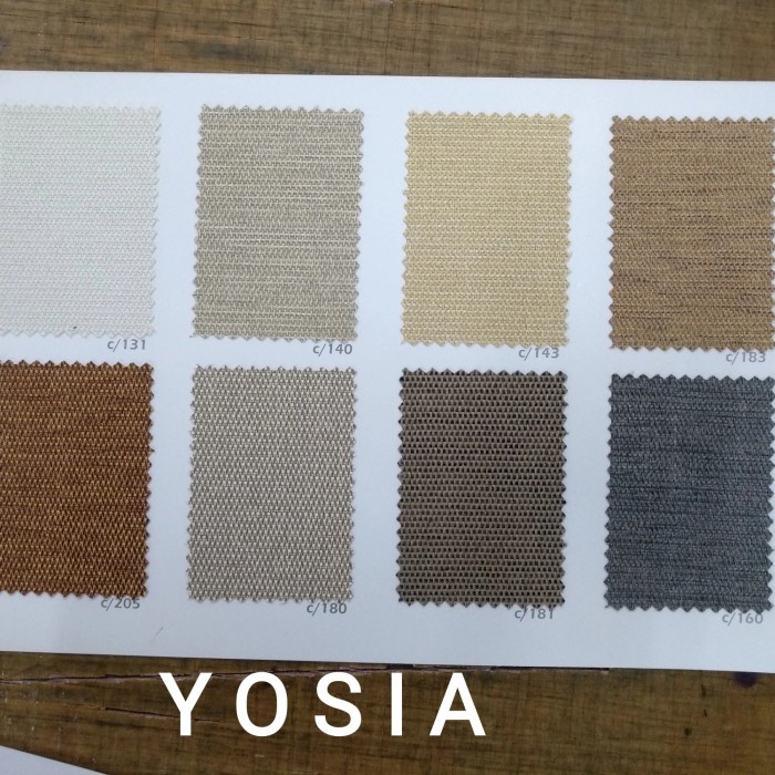 [BJ] KAIN ATEJA MINIMALIS INTERIOR - YOSIA (Sofa, Kursi, bantalan, tas)