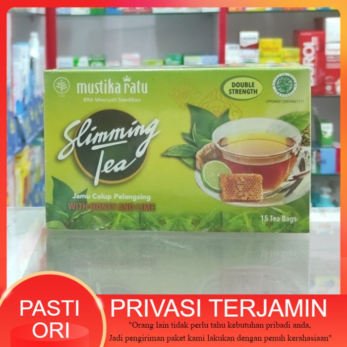 

slimming tea mustika ratu honey and lime 15 tea bags / Slimming Tea Honey Lime 15 Bag teh diet dan detox / Teh Diet melangsingkan tubuh secara alami