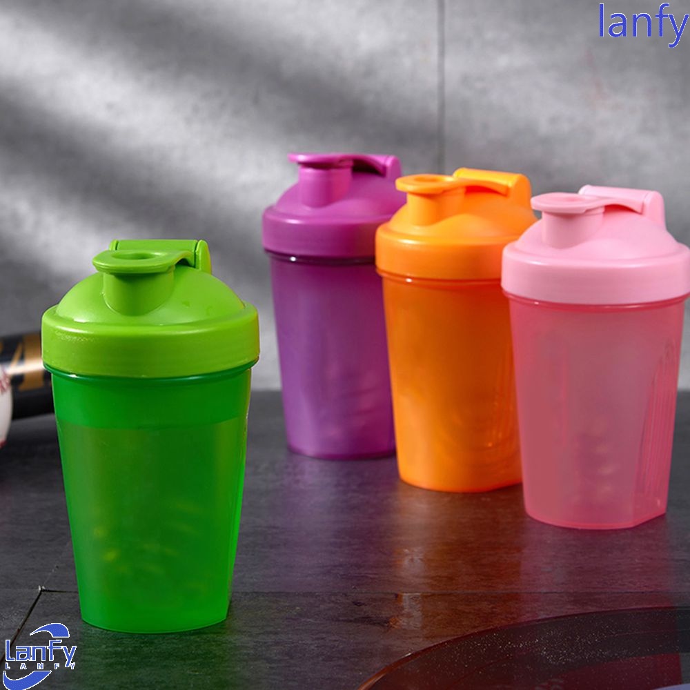 Lanfy Botol Kocok PP Portable Whey Protein Powder Mixing Perlengkapan Minum Outdoor