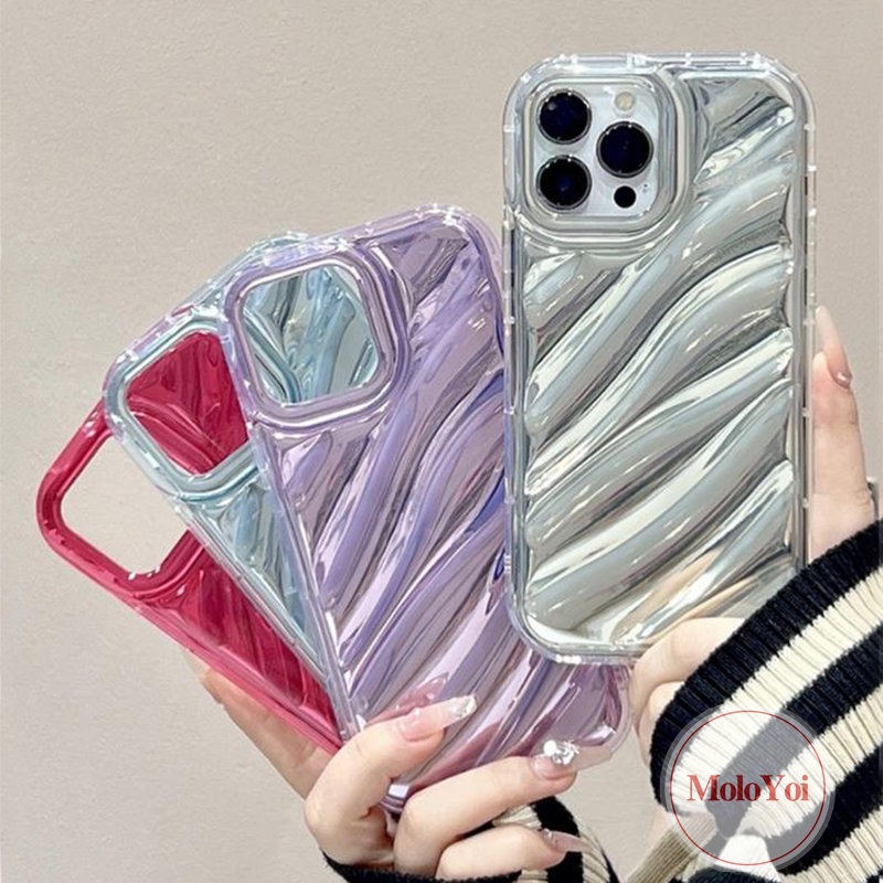 IPHONE Case Kompatibel Untuk Iphone14 11 13 12 Pro MAX 7Plus XR 6 6S 78 Plus X XS MAX SE 2020mewah Simple Mempesona Kartu Laser Kreatif 3D Stereo Pola Korgasi Lembut Ponsel Cover