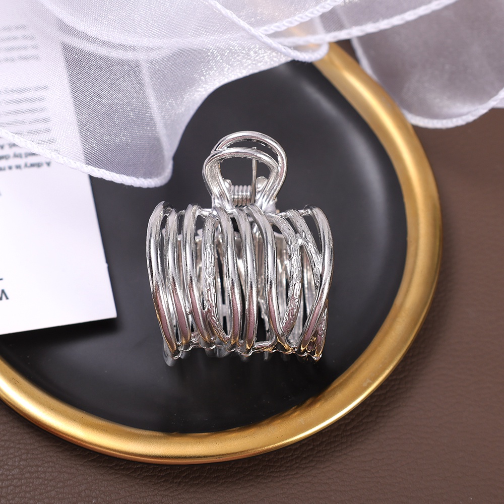 Baru Punk Y2k Logam Rambut Cakar/ Gadis Vintage Tinggi Ponytail Hiu Klip/ Kreatif Halus Jepit Rambut Aksesoris Rambut