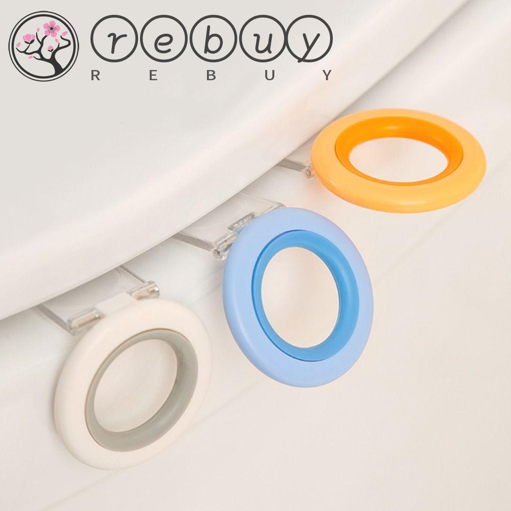 Rebuy Toilet Seat Handle Portable Sanitary Lifter Aksesoris Toilet Alat Pembersih Cincin Tarik