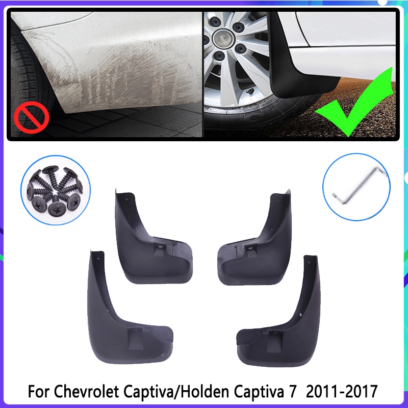 4pcs Flaps Lumpur Mobil Untuk Chevrolet Holden Captiva7 2011~2017 Mudguard Splash Guards Fender Mudflaps Aksesoris Mobil