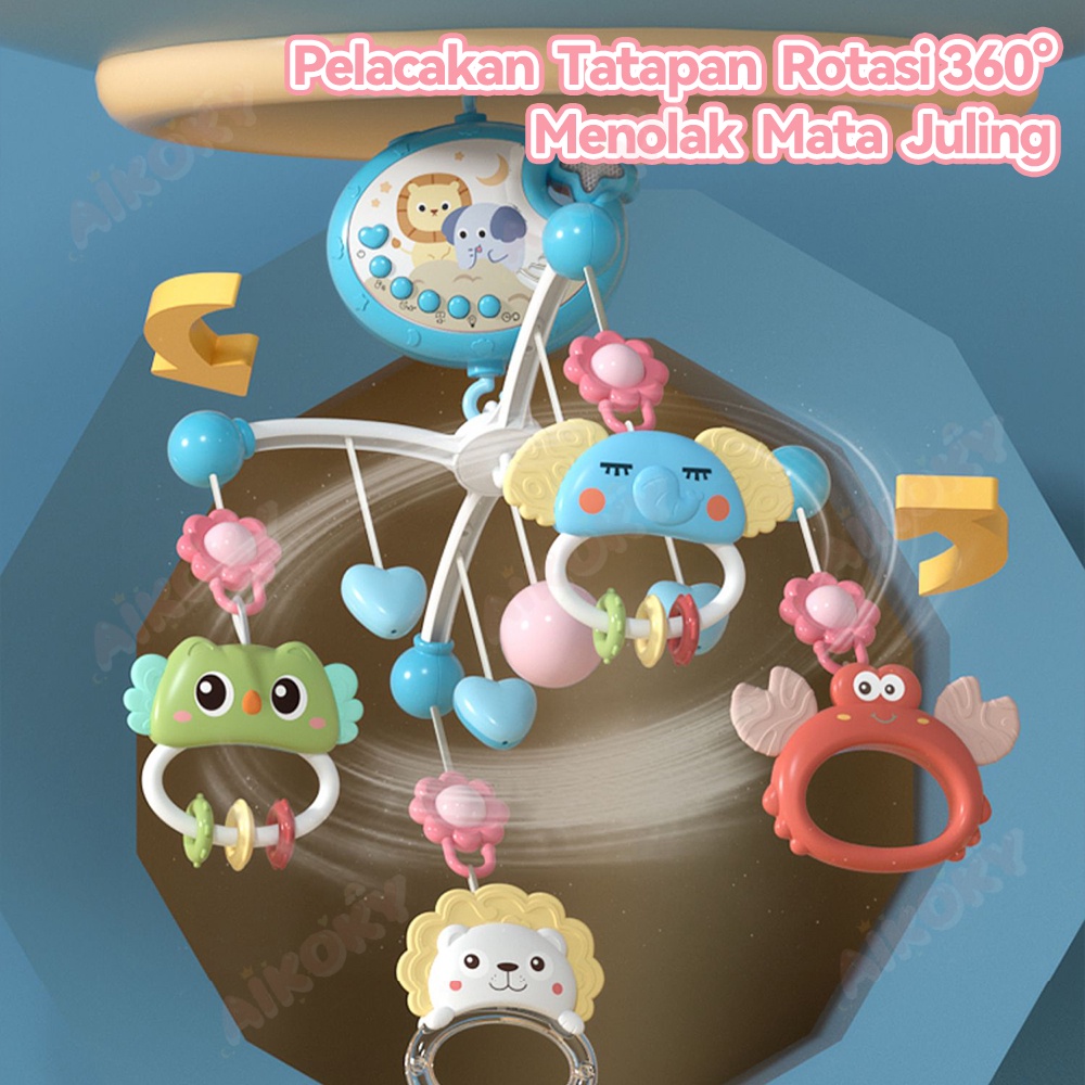 Aikoky Mainan Tidur Bayi Gantungan / Kasur Mainan Bayi / Crib Bell Toys / Crib Hanging Toys