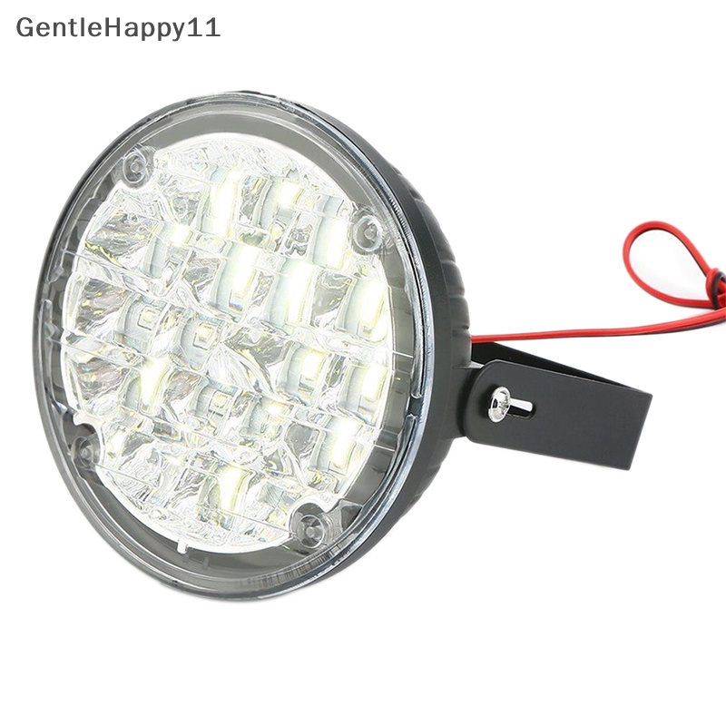 Gentlehappy 2pcs 12V 18LED Putaran Lampu Kabut Mobil Mengemudi DRL Siang Berjalan Cahaya Putih Terang  Id