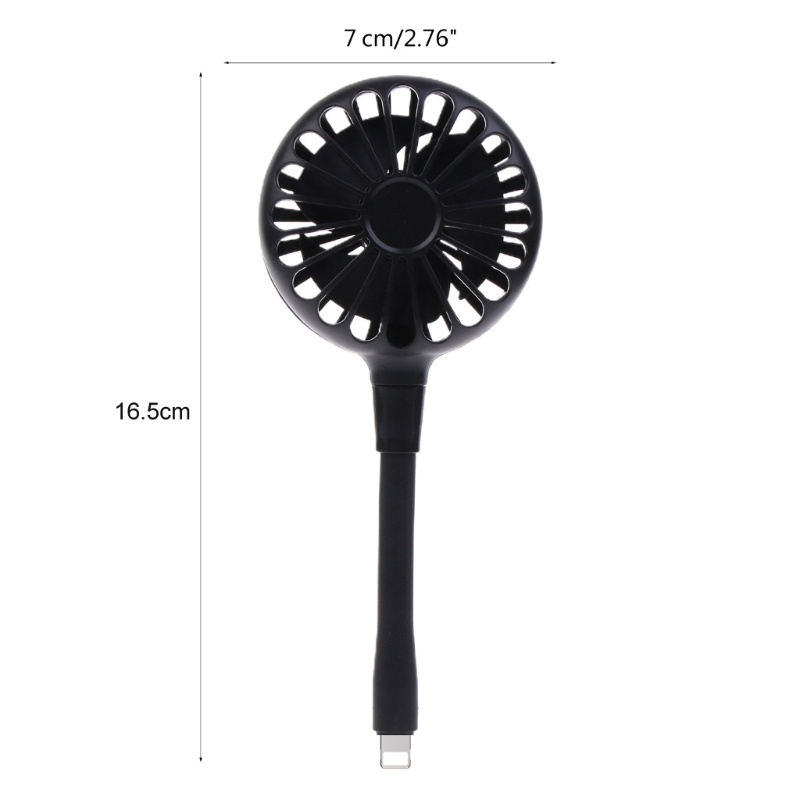 Vivi Pocket-Size Mini Fans Phone Pad Summer Cooler 8Pin LightningConnector Untuk Telepon 8Pin Efisien Tidak Berisik