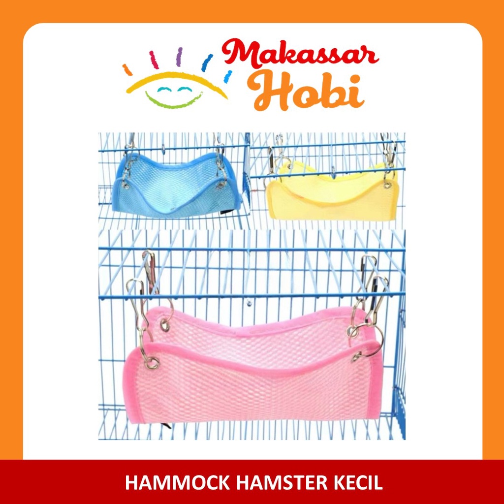 Hammock Kecil Kasur Gantung Ranjang Hamster Rumah Aksesoris Kandang