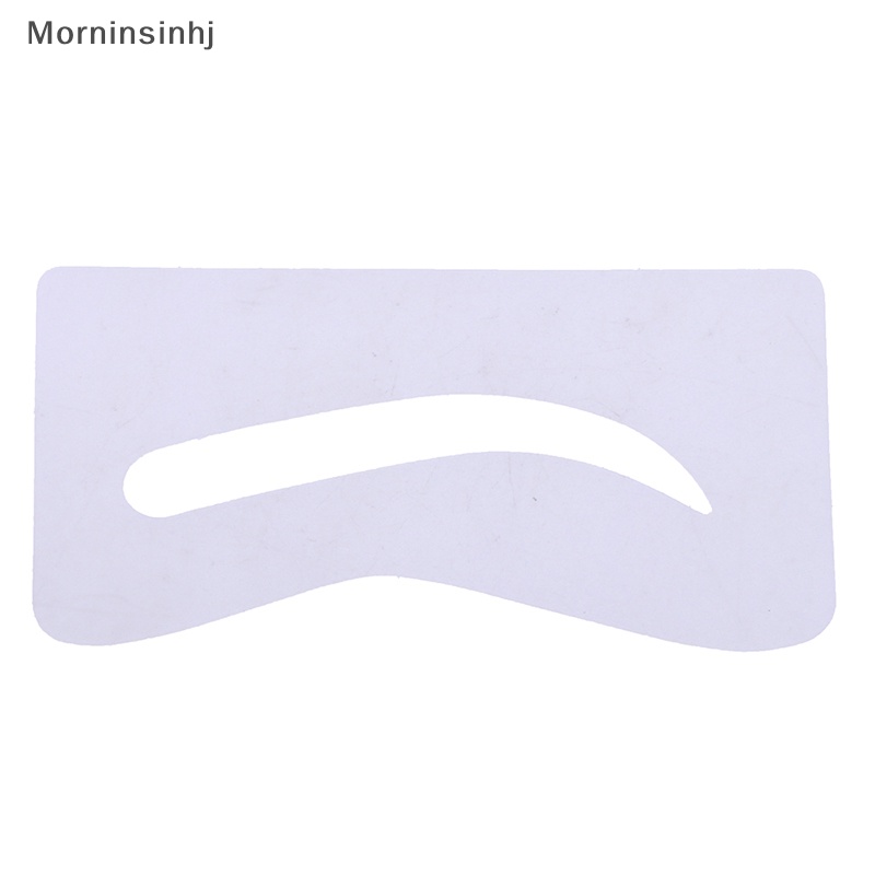 Mornin 10pasang Pembentuk Alis Membentuk Stensil Grooming Pesona Template Kartu Alis Makeup id