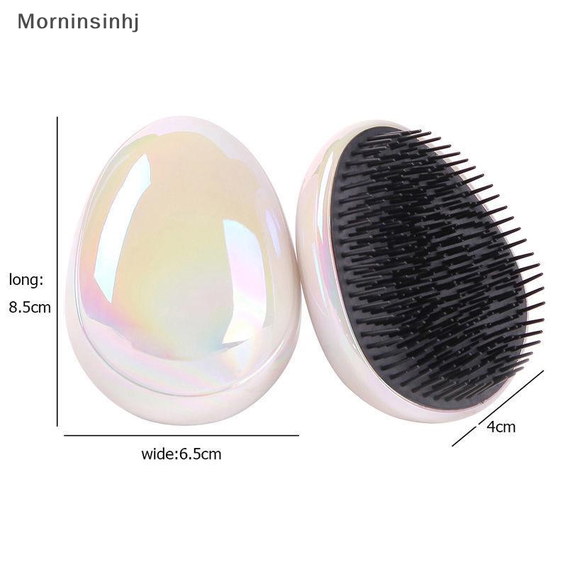 Mornin 1PC Sisir Sikat Rambut Telur Bentuk Bulat Styling Hair Brushes Detangling Comb id