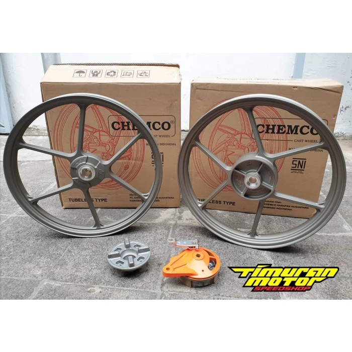 READY VELG BRT CHEMCO YAMAHA SILVER JUPITER Z - FIZR - VEGA - RX KING ORIGINAL