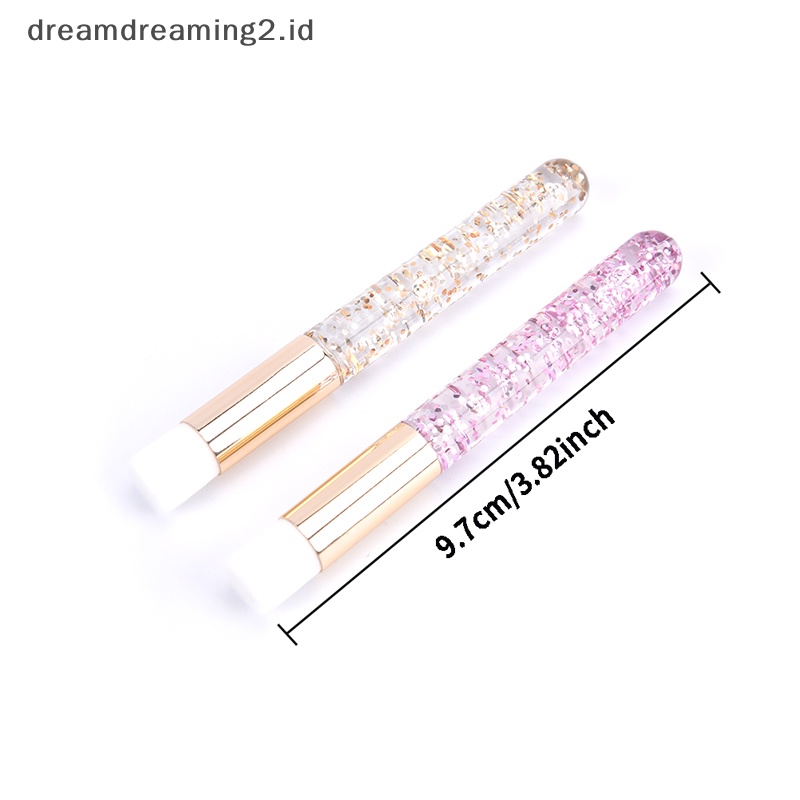 (drea) Sikat Pembersih Bulu Mata Payet Cuci Makeup Brush Eyelash Lash Extensions Tool //