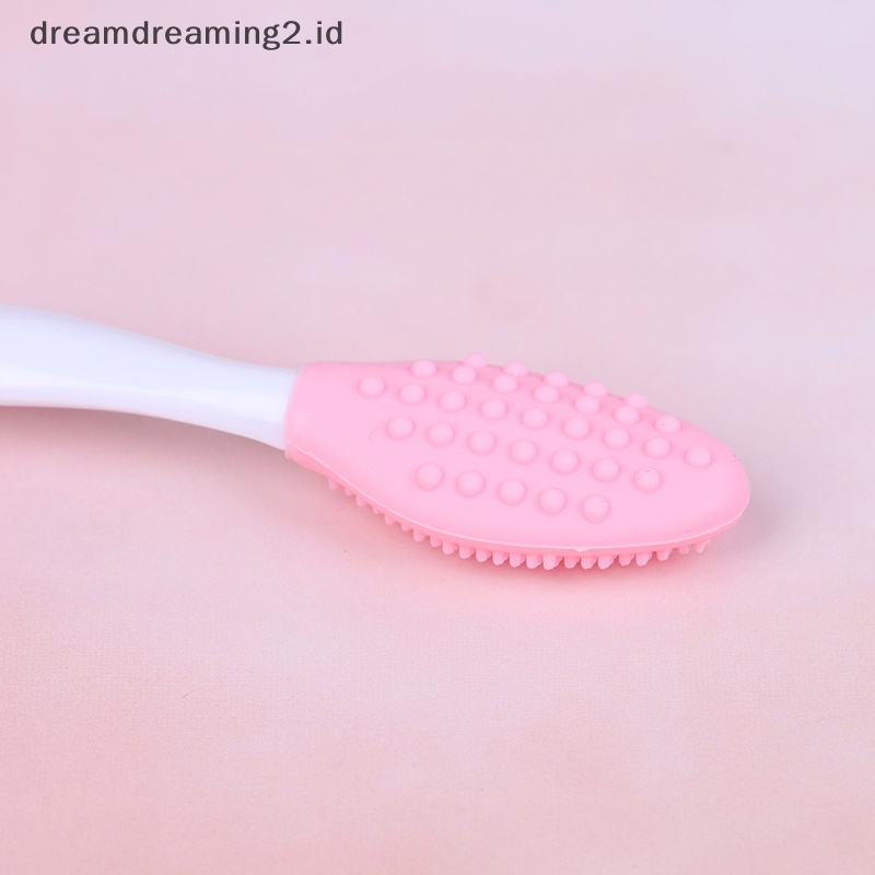 (drea) Silicone Beauty Wash Face Exfoliag Alat Sikat Pembersih Wajah Komedo //