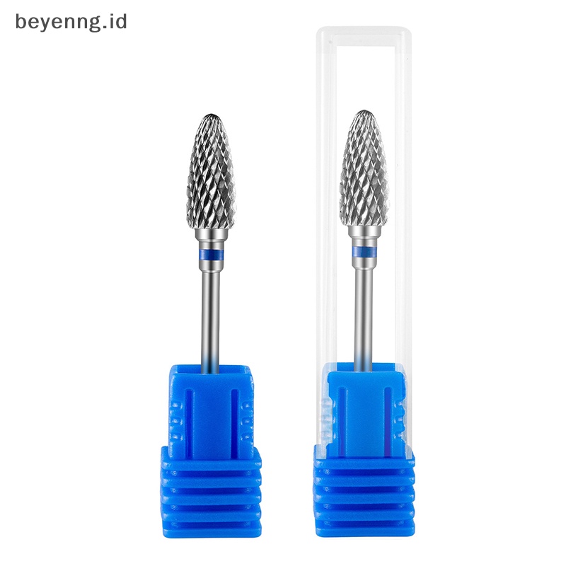 Beyen Carbide Tungsten Nail Drill Bit Manicure Drill Untuk Milling Cutter Kikir Kuku ID