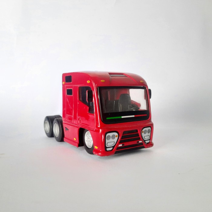 Diecast Burago Ferrari Truck 1:43 Loose Miniatur Mainan Pajangan