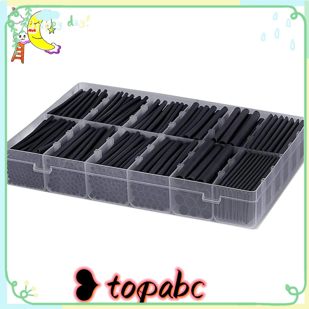 TOP 500pcs Heat Shrink Tubing Set Water-proof Industrial Heat-Shrink Tubing Rasio 3:1