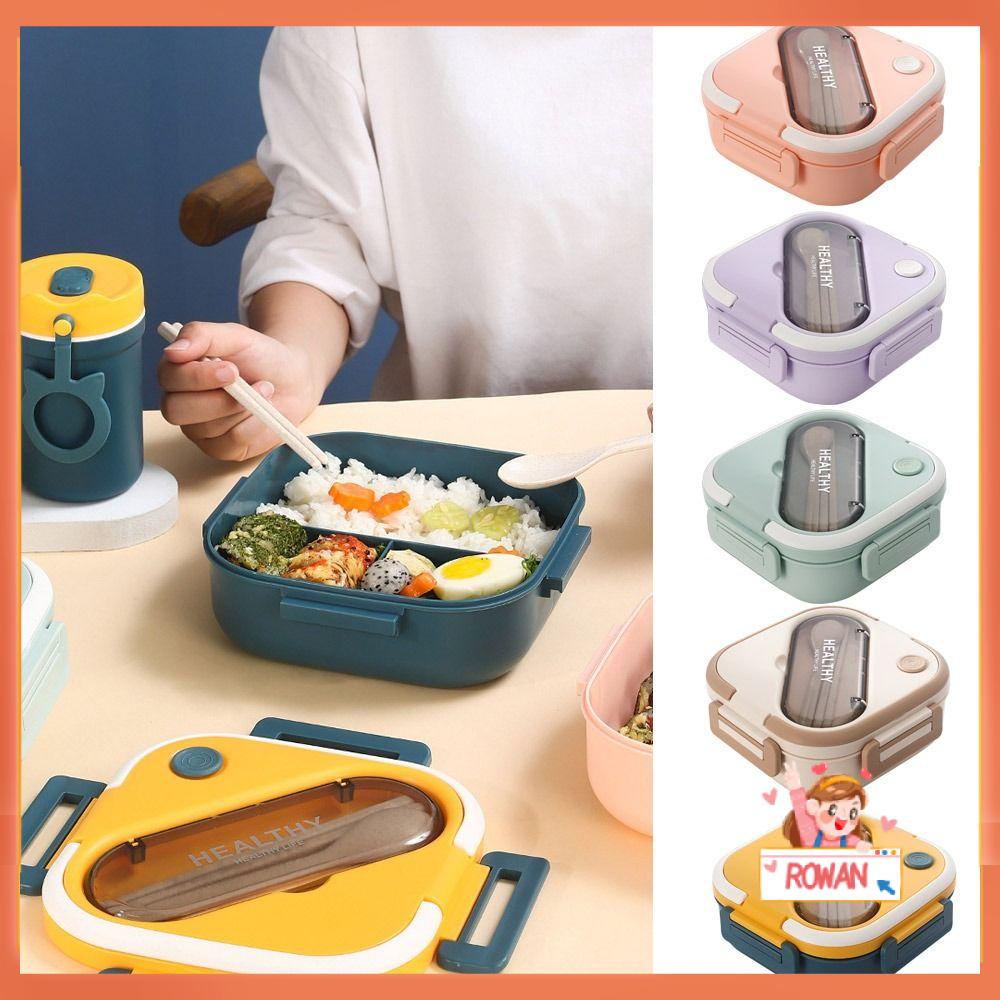 R-FLOWER Bento Box Food Grade PP Gaya Jepang Microwave-heated Fresh-keeping Bowl